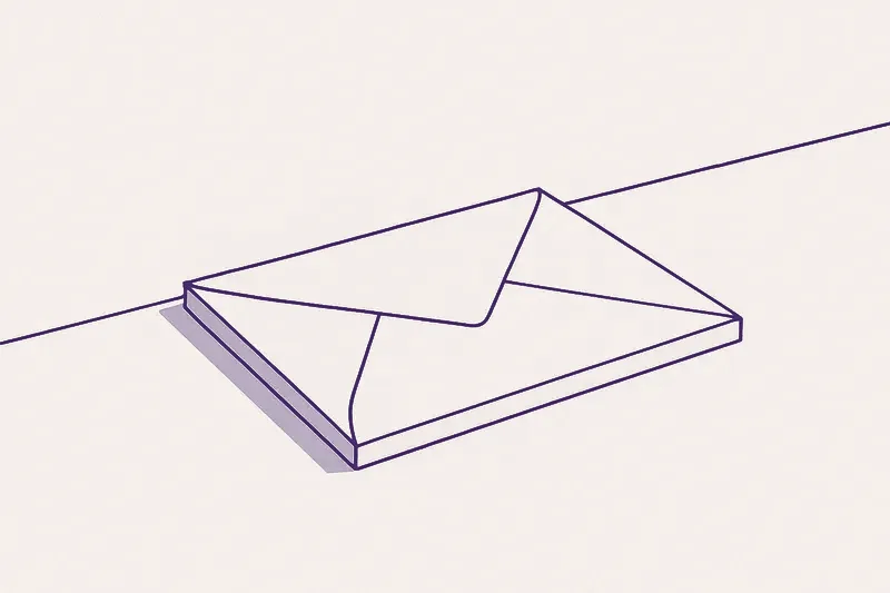 Illustration — a sealed envelope.
